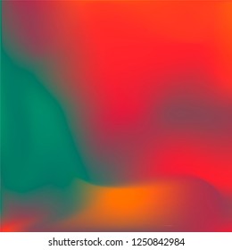 Foil hologram vector background. Abstract soft pastel gradient texture. Blurry hipster liquid background. Vibrant holographic illustration. Vector design template
