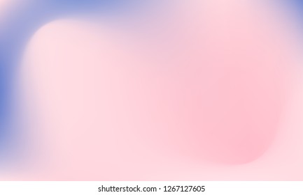 Foil hologram vector background. Abstract soft pastel gradient texture. Colored Blurry Hipster Liquid Background. Vibrant holographic illustration. Gradient mesh. Blue Violet Orchid Iris Lavender.