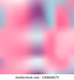 Foil hologram vector background. Abstract soft pastel gradient texture. Blurry hipster liquid background. Vibrant holographic illustration. Vector design template