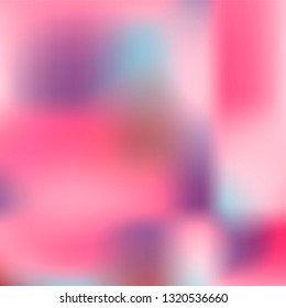Foil hologram vector background. Abstract soft pastel gradient texture. Blurry hipster liquid background. Vibrant holographic illustration. Vector design template
