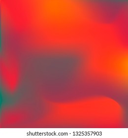 Foil hologram vector background. Abstract soft pastel gradient texture. Blurry hipster liquid background. Vibrant holographic illustration. Vector design template

