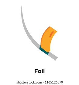 Foil icon vector isolated on white background, Foil transparent sign , human illustrations , human illustrations