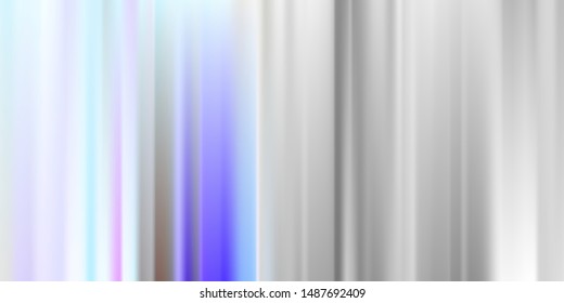 Foil Iridescent, Web, Mesh. Blue, Pink, Gray Gradient, Mesh Banner. Soft color. Futuristic Glow, Simple Banner. For Applications, Mobile illustration, Template Design.
