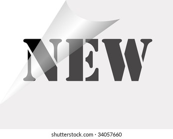 Foil on the new product