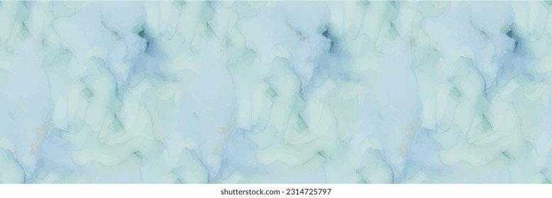 Foil Oriental Background. Blue Ink Paint. Gold Marble Watercolor. Shiny Alcohol Ink Background. Luxury Water Color Marble. Marble Green Vector Ink. Geode Seamless Texture. Luxury Abstract Painting.