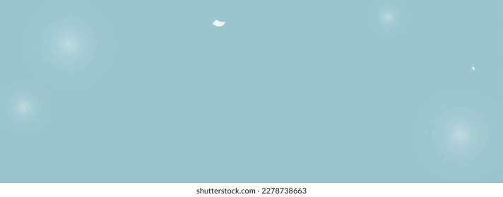 Foil Ribbon Festive Vector Panoramic Blue Background. Celebration Confetti Invitation. Streamer Paper Branch. Silver Celebrate Template.