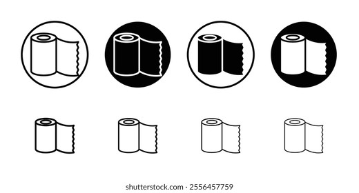 Foil roll icon Art design illustration