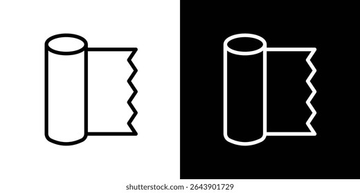 foil roll icon Graphic vector set for ui design