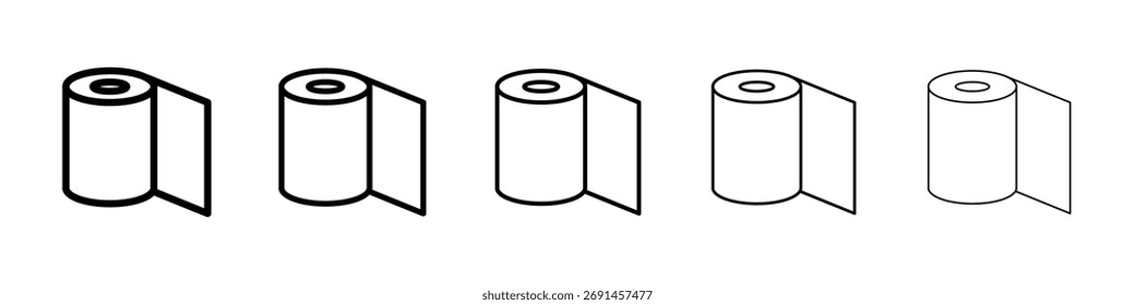 foil roll icon for mobile concept and web design.