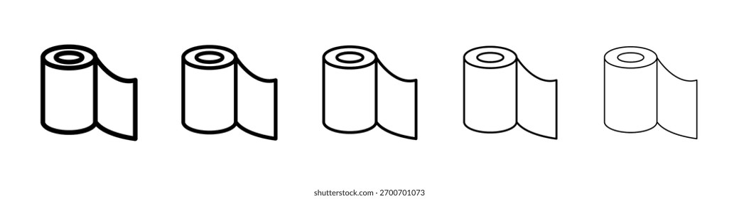 Arte vectorial de icono de rollo de papel de aluminio