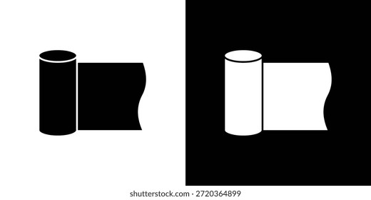ícones de rolo de papel para projetos gráficos e de web design