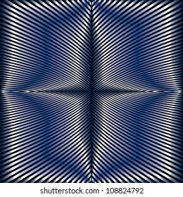 Foil stripes geometric seamless pattern, vector background.