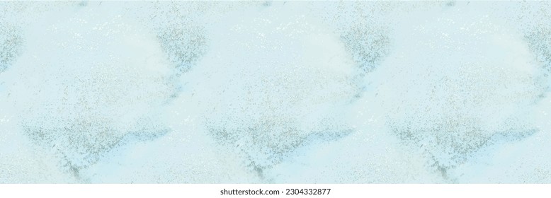 Mármol de la tinta del vector del aceite. Pintura de arte azul. Acuarela sin foco de aceite. Fondo De Mármol Oro. Glitter de tinta de alcohol de cobre. Lienzo acuarela blanco. Fondo Vector Elegante. Pintura de tinta abstracta del vector
