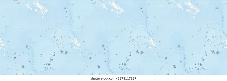 Foil Watercolor Marble. Gold Marble Background. Vector Elegant Watercolor. Blue Art Paint. Foil Abstract Watercolor. White Vector Ink Canvas. Bronze Alcohol Ink Repeat. Vector Seamless Ink Painting