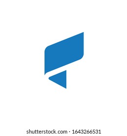 fold logo design vector modern style