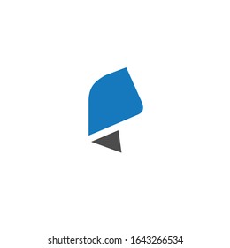 fold logo design vector modern style
