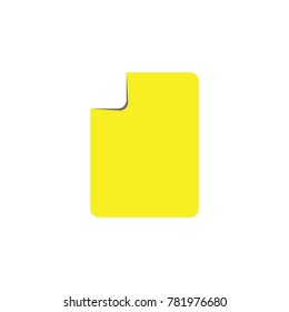 fold paper icon  vector