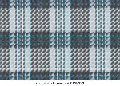 Pliegue textura textil a cuadros, Vector de tartán de fondo de podio. Tejido de patrón de cuadros sin fisuras fibrosas en gris y paleta de colores gainsboro.