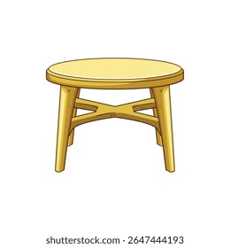 foldable plastic table cartoon. stackable versatile, affordable modern, rectangular round foldable plastic table sign. isolated symbol vector illustration
