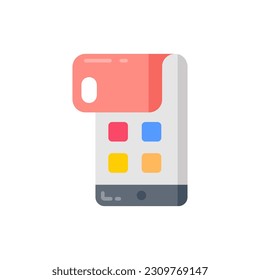 Icono de Smartphones plegables en vector. Ilustración