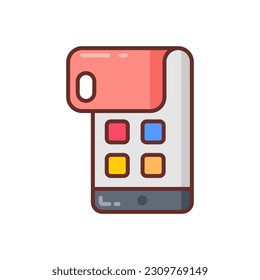 Foldable Smartphones icon in vector. Illustration