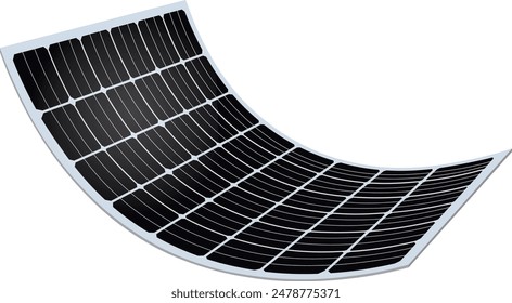  
PANEL SOLAR PLEGABLE | VECTOR EDITABLE | ALTA RESOLUCIÓN | AISLADO SOBRE FONDO BLANCO