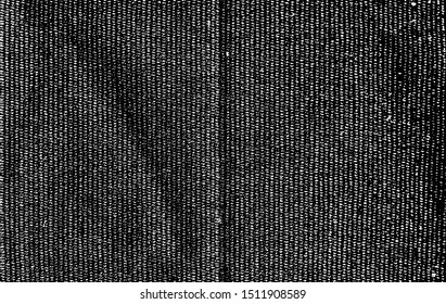Folded and creased book cover texture. Old cloth and aged paper background. Open pages vintage surface overlay. Abstract textured effect. Vector Illustration. Black isolated on white background. EPS10