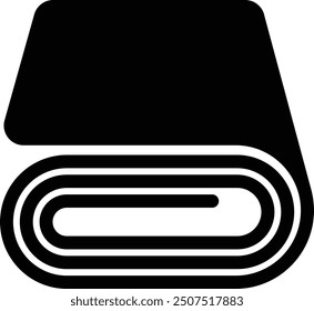 Folded Laundry, Clothes Icon Illustration