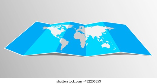 14,611 Folded travel map Images, Stock Photos & Vectors | Shutterstock