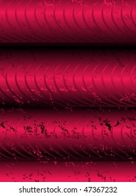 folded metallic sheet with grunge effects
