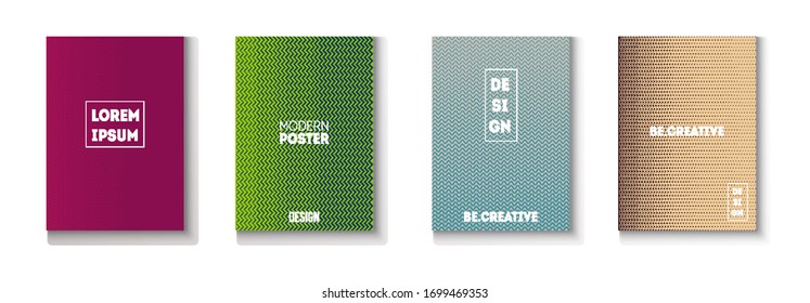 Folded Minimal Cover Vector Set. Cool Technology Background. Textured Gradient Overlay Business Folder. Glam Magazine Page. 80s Neon Music Poster. Minimal Covers Set. Modern Flyer Graphic Design.