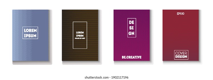 Folded Minimal Cover Vector Set. Textured Gradient Overlay Business Folder. Funky Magazine Page. 80s Neon Music Poster. Modern Flyer Graphic Design. Minimal Covers Set. Cool Technology Wallpaper.