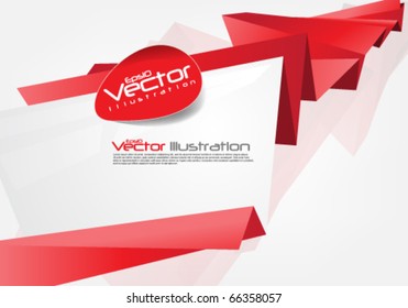 Folded paper background concept