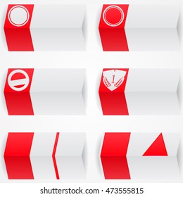 Folded paper background. Template for your text, or infographic