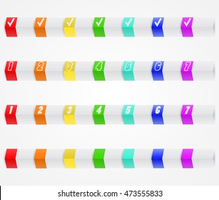 Folded paper background. Template for your text, or infographic