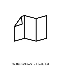 Folded Paper Icon vector set collection for web