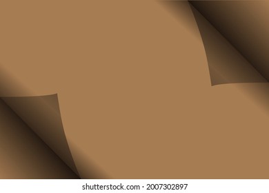 Folded paper mockup design with blank area for text. Background vector design
