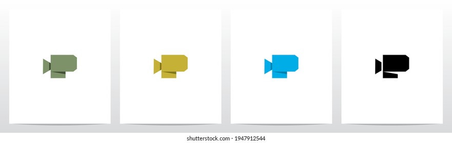 Logo-Design für Logos mit gestreifter Form-Kamera P