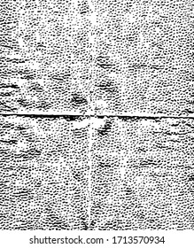 A folded sheet of paper, grunge textureBlack and white vector image.