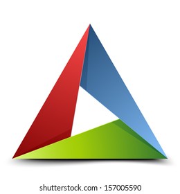Folded triangle