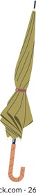 Ilustração do vetor da bengala dobrada