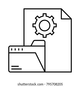 folder achieved document 