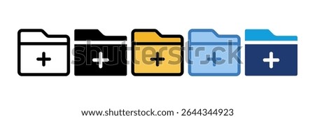 Folder Add Icon Element For Design
