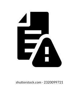 folder alert icon for your website, mobile, presentation, and logo design.
