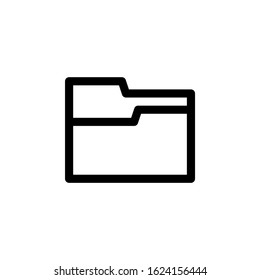 Folder, Archive Icon. Business Icon Set Vector Logo Symbol
