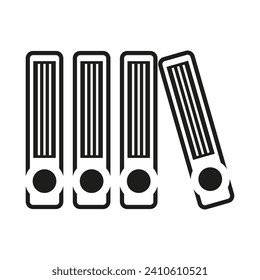 Folder arrange icon. Vector illustration. EPS 10.