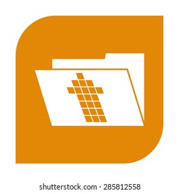 Folder up arrow icon