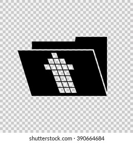 Folder up arrow icon