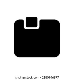 folder, binder, document, archive icon vector illustration logo template for many purpose. Isolated on white background.
