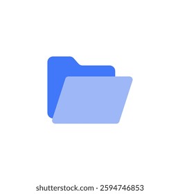 Folder Blue Icon used for File Management and Data Storage - Powered by Shutterstock - Get 15% off with code: PIKWIZARD15